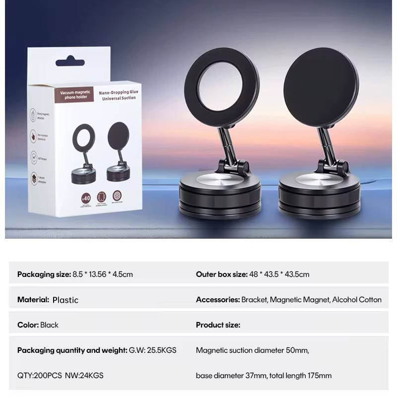 Support de Téléphone Magnétique Pliable pour Voiture – حامل هاتف مغناطيسي قابل للطي للسيارة